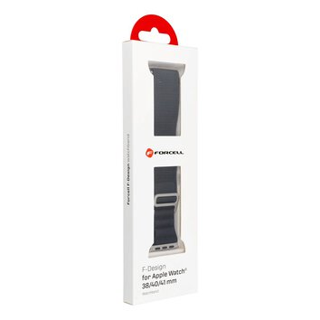 FORCELL F-DESIGN FA13 pasek / opaska do Apple Watch 38/40/41mm czarna