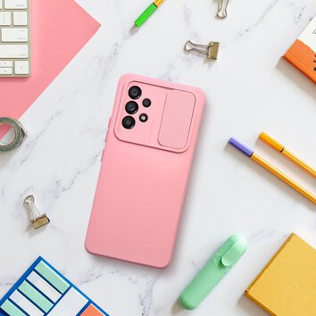 Futera SLIDE do SAMSUNG A35 5G jasnorowy