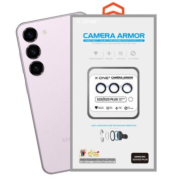 Szko szafirowe X-ONE na obiektyw aparatu Camera Armor - do Samsung Galaxy S23/S23 Plus