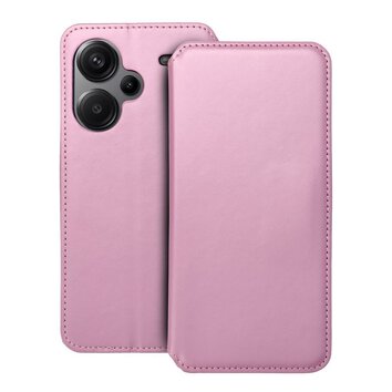 Kabura DUAL POCKET Book do XIAOMI Redmi Note 13 Pro Plus 5G jasny rowy