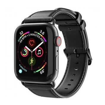DUX DUCIS pasek YA skrzany do Apple Watch 42 / 44 / 45 / 49 mm czarny