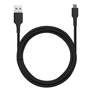 Kabel Blue Star ze zczem USB A do micro USB 2A - czarny