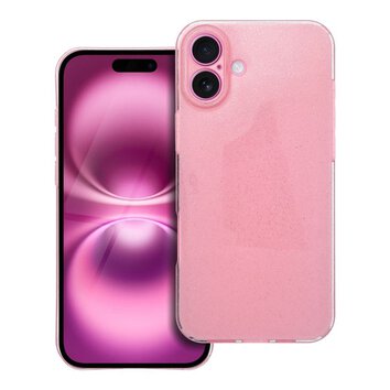 Futerał CLEAR CASE 2 mm BLINK do IPHONE 16 Plus różowy