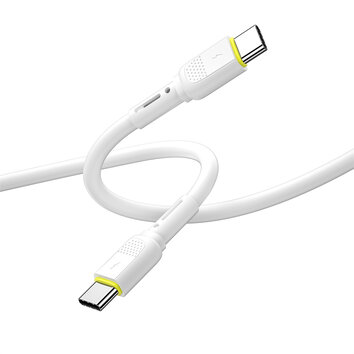 WIWU 60W szybki kabel typ C-C Wi-C034 biały