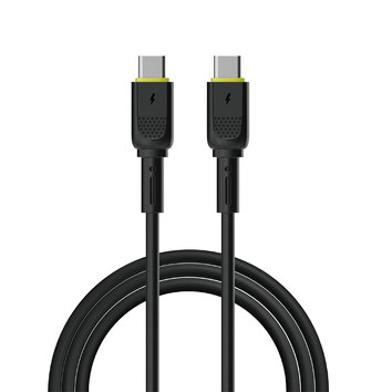 WIWU 60W szybki kabel typ C-C Wi-C034 czarny