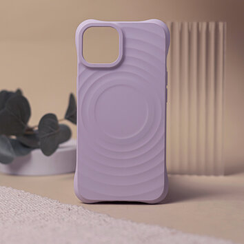 Nakładka Circle Mag do iPhone 13 Pro 6,1" jasnofioletowa