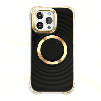 Nakładka Circle Glam Mag do iPhone 15 Pro 6,1" czarna