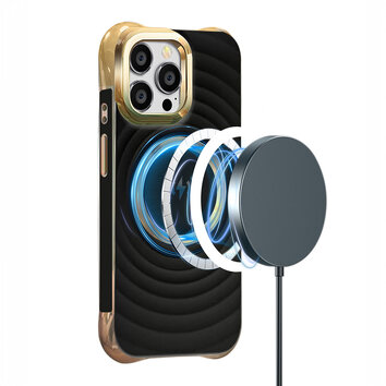 Nakładka Circle Glam Mag do iPhone 15 Pro 6,1" czarna