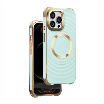 Nakładka Circle Glam Mag do iPhone 14 Pro Max 6,7" miętowa