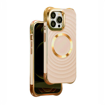 Nakładka Circle Glam Mag do iPhone 14 Pro Max 6,7" różowa