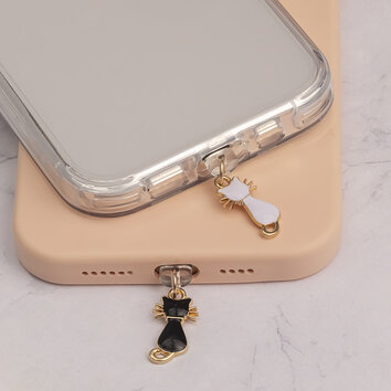 Zawieszka Charms USB-C cats