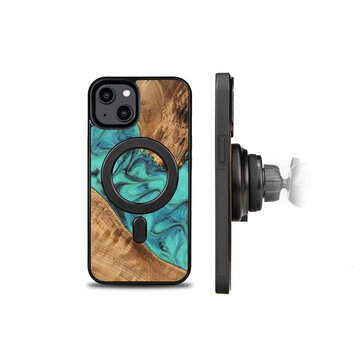 Bewood nakładka Unique do iPhone 15 6,1" Turquoise z MagSafe
