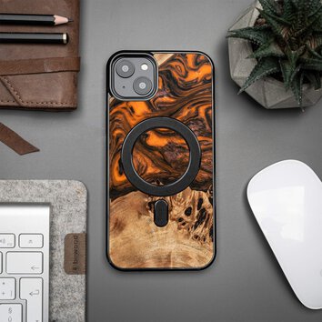 Bewood nakładka Unique do iPhone 15 Plus 6,7" Orange z MagSafe