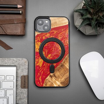 Bewood nakładka Unique do iPhone 15 Plus 6,7" Neons Paris z MagSafe