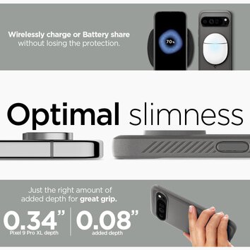 Spigen nakładka Rugged Armor do Google Pixel 9 Pro XL szara