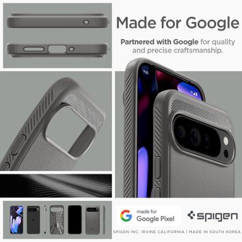 Spigen nakładka Rugged Armor do Google Pixel 9 Pro XL szara