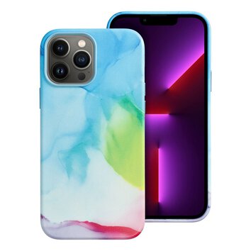 Leather Mag Cover kompatybilne z MagSafe do IPHONE 13 PRO MAX color splash