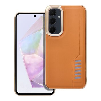 Futera MILANO do SAMSUNG A35 5G brzowy