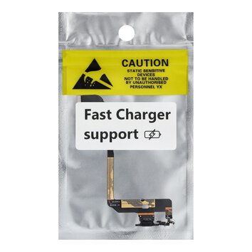 Taśma ładowania USB do IPHONE XS czarna (demotaż)