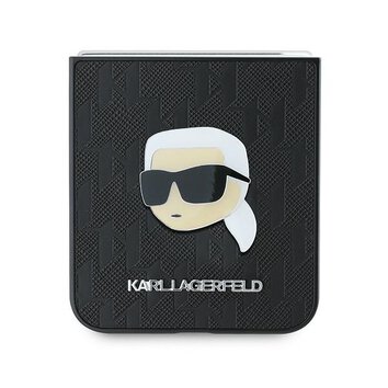 Karl Lagerfeld nakładka do Samsung Galaxy Z Flip6 KF002199 czarna Saffiano Monogram