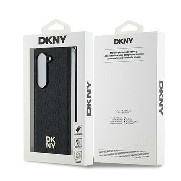 DKNY nakładka do Samsung Galaxy Z Fold6 DK000229 czarna Repeat Pattern Stack Logo DKNY nakładka do Samsung Galaxy Z Fold6 DK000229 czarna Repeat Pattern Stack Logo