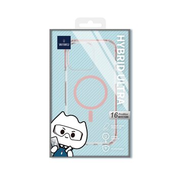 WIWU nakładka Magsafe Hybrid Ultra do iPhone 16 6,1" różowa HCC-203