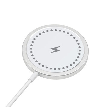 Maxlife ładowarka bezprzewodowa magnetyczna MXWC-05 15W biała