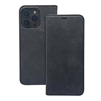 Etui Smart Suede do iPhone 16 Pro 6,3" czarne