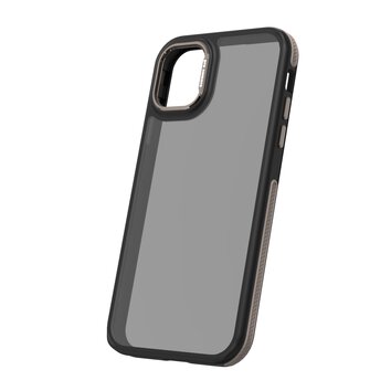 Nakładka Crystal Black do iPhone 12 / 12 Pro 6,1" szara