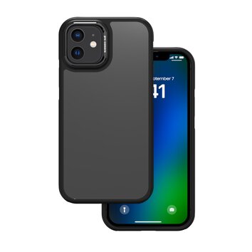 Nakładka Crystal Black do iPhone 12 / 12 Pro 6,1" czarna