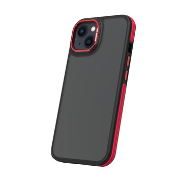 Nakładka Crystal Black do iPhone 13 / 14 6,1" czerwona