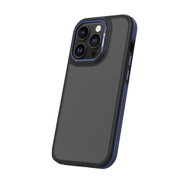 Nakładka Crystal Black do iPhone 14 Pro 6,1" niebieska