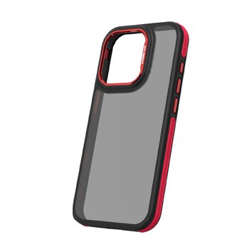 Nakładka Crystal Black do iPhone 15 Pro 6,1" czerwona