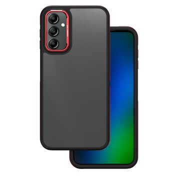 Nakładka Crystal Black do Samsung Galaxy A14 4G / A14 5G czerwona