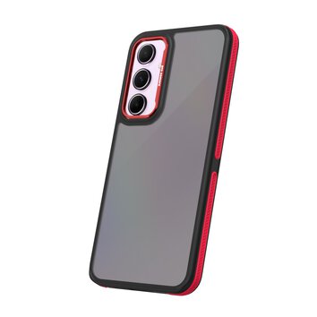 Nakładka Crystal Black do Samsung Galaxy A55 5G czerwona