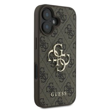 Guess nakładka 4G Big Logo do iPhone 16 6,1" GUHCP16S4GMGBR brązowa
