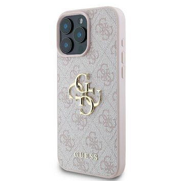 Guess nakładka 4G Big Logo do iPhone 16 Pro 6,3" GUHCP16L4GMGPI różowa