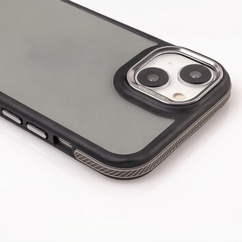 Nakładka Crystal Black do iPhone 12 / 12 Pro 6,1" szara