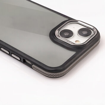 Nakładka Crystal Black do iPhone 12 / 12 Pro 6,1" szara