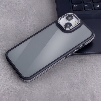 Nakładka Crystal Black do iPhone 12 / 12 Pro 6,1" szara