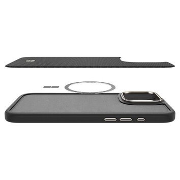Spigen nakładka Enzo Aramid Mag MagSafe do iPhone 16 Pro Max 6,9" czarna