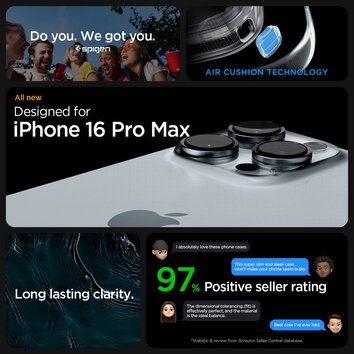 Spigen nakładka Ultra Hybrid do iPhone 16 Pro Max 6,9" matowa czarna