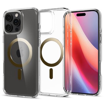 Spigen nakładka Ultra Hybrid Mag MagSafe do iPhone 16 Pro Max 6,9" złota