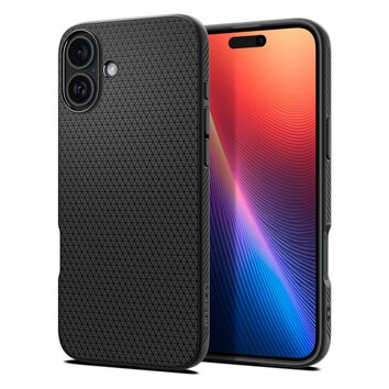 Spigen nakładka Liquid Air do iPhone 16 Plus 6,7" matowa czarna