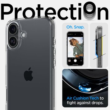 Spigen nakładka Ultra Hybrid do iPhone 16 Plus 6,7" przezroczysta