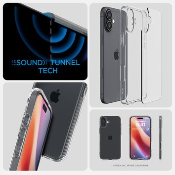 Spigen nakładka Ultra Hybrid do iPhone 16 Plus 6,7" przezroczysta