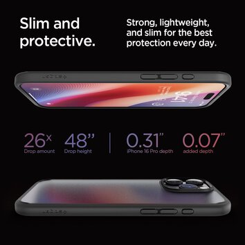 Spigen nakładka Ultra Hybrid do iPhone 16 Pro 6,3" frost black