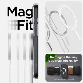 Spigen nakładka Ultra Hybrid Mag MagSafe do iPhone 16 Plus 6,7" biała