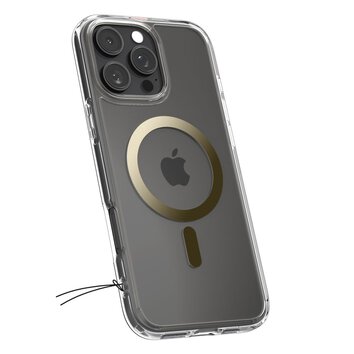 Spigen nakładka Ultra Hybrid Mag MagSafe do iPhone 16 Pro 6,3" złota