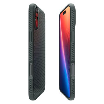 Spigen nakładka Liquid Air do iPhone 16 6,1" zielona